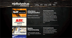 Desktop Screenshot of mjolbylunch.se